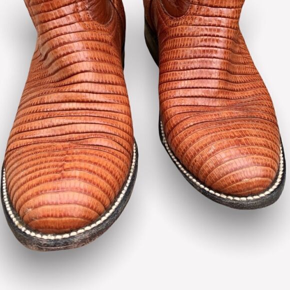 Don Cuco’s Mexico Exotic Lizard & Leather Roper Boots Original Carry Case - Picture 5 of 16